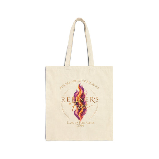 Beauty for Ashes 2026 Refiner's Fire - Canvas Tote Bag